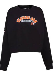 Pro Standard Florida A&M Rattlers Womens Black Classic Crew Sweatshirt