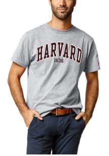 Harvard Crimson Ash Arch Name Short Sleeve T Shirt