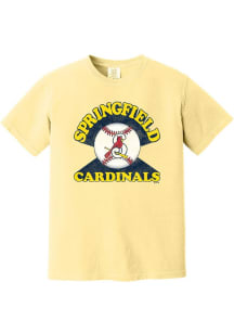 Summit Sportswear Springfield Cardinals Womens Yellow Soft Arch Short Sleeve T-Shirt