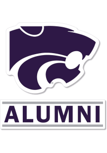 K-State Wildcats 3 Inch Alumni Auto Decal - Purple