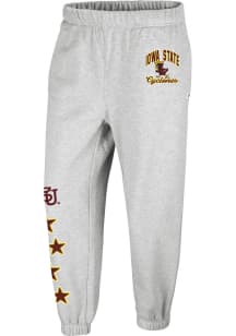 47 Iowa State Cyclones Womens Seeing Stars Ash Sweatpants