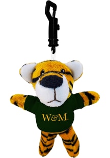William & Mary Tribe 4.5in Tiger Keychain - Green