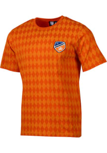 FC Cincinnati Orange All Over Print Short Sleeve Fashion T Shirt