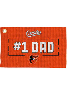 Baltimore Orioles #1 Dad Waffle Golf Towel