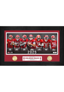 Indiana Hoosiers 12x20 2025 Football Nat Champ Season to Remember Bronze Coin Plaque