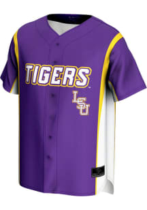ProSphere LSU Tigers Mens Purple Rival Baseball Jersey