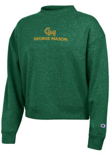 Champion George Mason University Womens Green Triumph Crew Sweatshirt