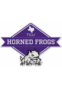 TCU Horned Frogs Diamond Pennant - Purple