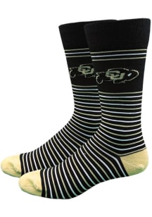 Colorado Buffaloes Stripe Mens Dress Socks