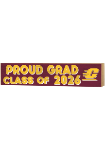 KH Sports Fan Central Michigan Chippewas Class of 2026 Block Sign - Maroon