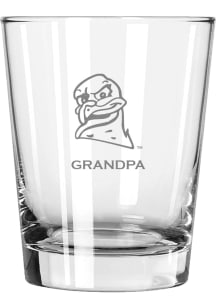 Virginia Tech Hokies Grandpa 15oz Rock Glass - White
