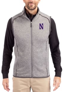 Cutter and Buck Northwestern Wildcats Mens Purple Mainsail Sleeveless Jacket