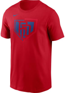 Nike Dominican Republic Red Icon World Baseball Classic Short Sleeve T Shirt