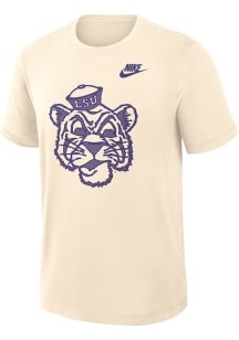 Nike LSU Tigers Natural Legacy Oversized Short Sleeve T Shirt