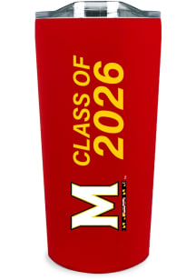 Maryland Terrapins 18oz Class of 2026 Soft Touch Stainless Steel Tumbler - Red