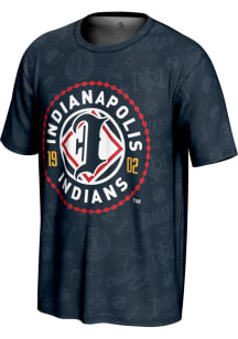 ProSphere Indianapolis Indians Youth Navy Blue Icon Short Sleeve T-Shirt