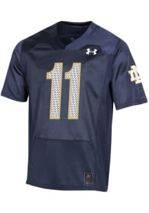 Under Armour Notre Dame Fighting Irish Navy Blue Replica Football Jersey