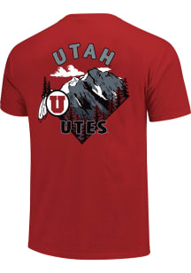 Utah Utes Red Mountain Triangle Short Sleeve T Shirt