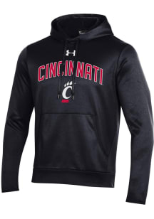 Under Armour Cincinnati Bearcats Mens Black Armour Fleece Hood