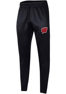 Under Armour Wisconsin Badgers Mens Black Armour Fleece Pants