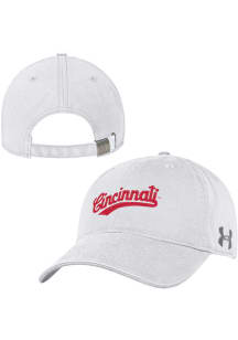 Under Armour Cincinnati Bearcats Retro Basketball Design Adjustable Hat - White