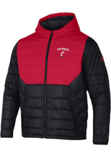 Mens Cincinnati Bearcats Under Armour Mens Gameday Puffer Heavyweight Jacket - Black