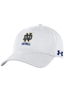Under Armour Notre Dame Fighting Irish FOOTBALL Adjustable Hat - White