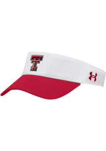 Under Armour Texas Tech Red Raiders Mens White Airvent Visor Adjustable Visor