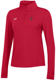 Under Armour Texas Tech Red Raiders Womens Red Sideline Qtr Zip Pullover