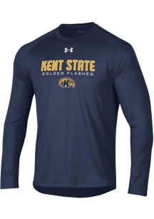 Under Armour Kent State Golden Flashes Navy Blue TechTM Long Sleeve T-Shirt