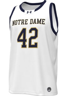 Under Armour Notre Dame Fighting Irish White Replica 42 Jersey