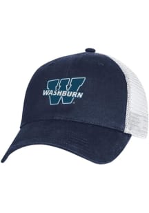 Under Armour Washburn Ichabods Washed Performance Cotton Trucker Adjustable Hat - Navy Blue