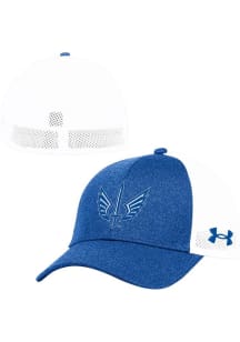 Under Armour St Louis Battlehawks Mens Blue Blitzing Mesh Trucker Stretch Flex Hat
