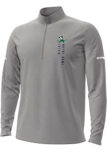 Under Armour Notre Dame Fighting Irish Mens Grey Gameday All Day Long Sleeve Qtr Zip Pullover