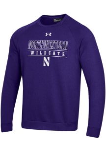 Under Armour Northwestern Wildcats Mens Purple Gear for Sports (Under Armour) Long Sleeve Crew Swe..