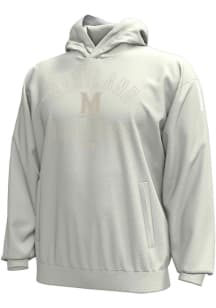Under Armour Maryland Terrapins Mens Grey Gameday Double Knit Long Sleeve Hoodie