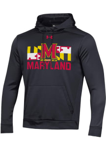 Under Armour Maryland Terrapins Mens Black Local No. 1 Pill Hood