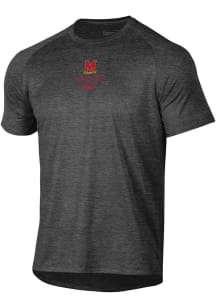 Under Armour Maryland Terrapins Grey Primary Logo Tech Short Sleeve T Shirt