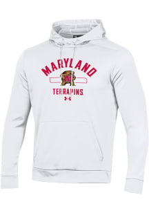 Under Armour Maryland Terrapins Mens White No. 1 Pill Box No. 1 Pill Hood