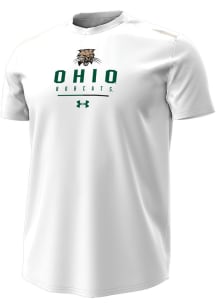Under Armour Ohio Bobcats Green Gameday All Day Short Sleeve T Shirt