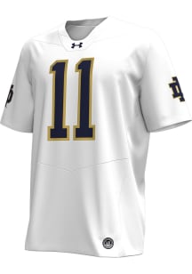 Under Armour Notre Dame Fighting Irish White Football #11 Twill Football Jersey