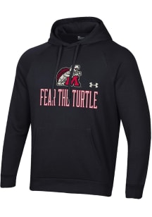 Under Armour Maryland Terrapins Mens Black Flat Name Mascot All Day Long Sleeve Hoodie