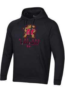 Under Armour Maryland Terrapins Mens Black Name Drop All Day Long Sleeve Hoodie