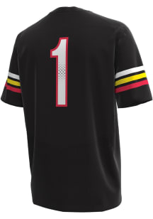 Under Armour Maryland Terrapins Black Football Number 1 Replica Jersey Football Jersey
