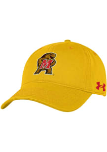 Under Armour Maryland Terrapins Washed Performance Adjustable Hat - Yellow