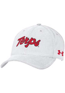 Under Armour Maryland Terrapins White Script Washed Performance Youth Adjustable Hat