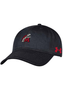 Under Armour Maryland Terrapins Black Retro Washed Performance Womens Adjustable Hat