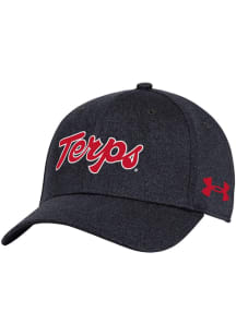 Under Armour Maryland Terrapins Mens Black Script Blitzing Stretch Flex Hat