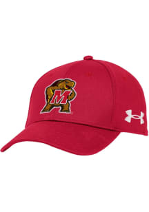 Under Armour Maryland Terrapins Blitzing Performance Adjustable Hat - Red