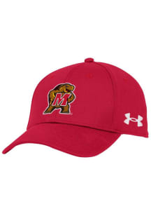 Under Armour Maryland Terrapins Red Blitzing Performance Youth Adjustable Hat